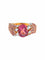 Bague Bague Tourmaline rose, Saphirs roses et Diamants 58 Facettes