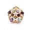 Bague 58 Bague Champignon Or jaune Pierres fines 58 Facettes