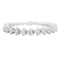 Bracelet Bracelet Dubail Paris, diamants coeurs, platine. 58 Facettes 33141