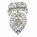 Brooch Flemish heart brooch Diamonds 18th century 58 Facettes 23124-0015
