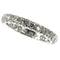 Bague 57 Alliance en or blanc, diamants 58 Facettes 12196-0004