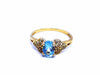 Ring 55 Ring Yellow gold Topaz 58 Facettes 894405CD