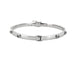 Bracelet Bracelet "VY" Or blanc Zircons 58 Facettes BO/230079