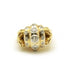 Ring 52 / Yellow / Platinum 950‰ 50s ring - Gold and diamonds 58 Facettes 160096R