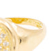 Ring 54 Signet Ring Yellow Gold Diamond 58 Facettes 2301445CN