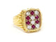 Bague 51 Bague Or jaune Diamants et Rubis 58 Facettes 588122CN