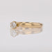 Ring 47 Yellow gold diamond solitaire ring 58 Facettes 18-325