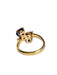 Ring 54 “Toi & Moi” ring Yellow gold Sapphires Diamonds. 58 Facettes