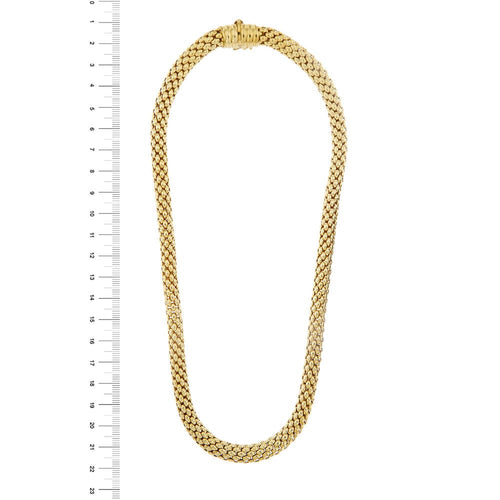 Collier Collier en tricot pop corn 58 Facettes 32799