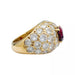 Bague 45 Bague M.Gérard en or jaune diamants et rubis. 58 Facettes 31267