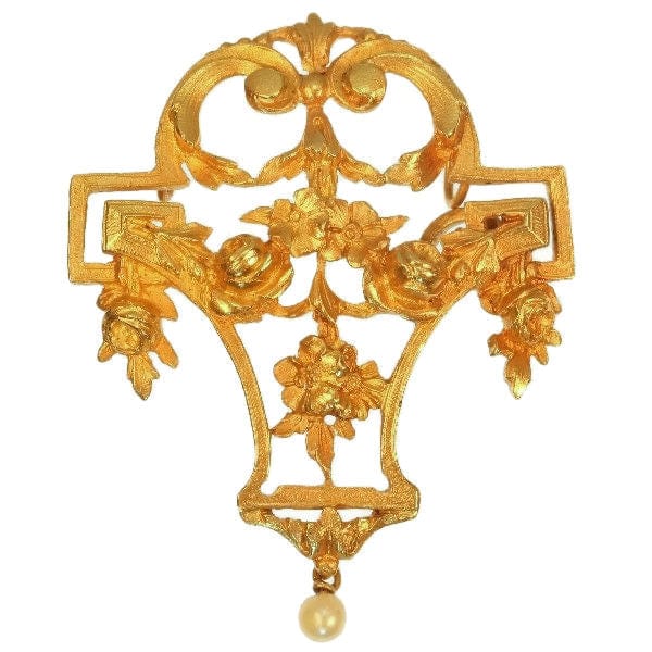 Broche Broche/pendentif or jaune 58 Facettes 16333-0027