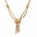 Necklace Vintage gold chain necklace pliée 58 Facettes 23-187