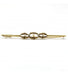 Yellow Brooch / 750 Gold Gold barrette brooch and fine pearls 58 Facettes 160099R