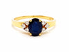 Ring 54 Ring Yellow gold Sapphire 58 Facettes 06323CD