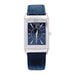 Watch Jaeger Lecoultre watch, "Reverso", white gold, steel, leather. 58 Facettes 32235