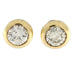 Earrings Yellow gold diamond earrings 1.10ct 58 Facettes G3401