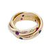 Ring 51 Cartier ring, “Constellation”, yellow gold, colored gems. 58 Facettes 33212