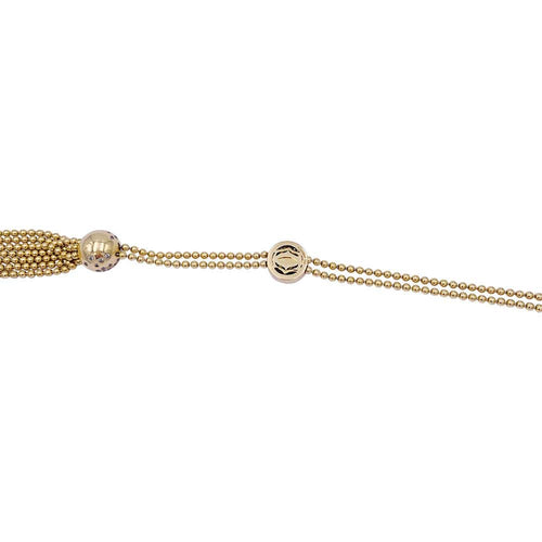 Collier Collier cravate Cartier,"Draperie de Décolleté", or jaune, diamants. 58 Facettes 32590