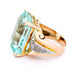 Ring 51 Aquamarine Ring, Diamonds 58 Facettes 49319790F32D4811B9D65B1F4261D4C6