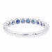 Bague 56 Bague Alliance Or blanc Saphir 58 Facettes 2309005CN