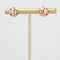 Boucles d'oreilles Boucles d'oreilles or rose dômes facettés 58 Facettes 22-452