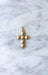 Ancient Cross Pendant Gold and Garnet from Perpignan 58 Facettes
