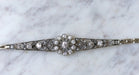 Bracelet Old bracelet in rose gold, silver, and diamonds 58 Facettes