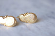 Boucles d'oreilles Grandes boucles d'oreilles anciennes dormeuses en or 58 Facettes