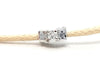 White Gold Diamond Cord Bracelet 58 Facettes 578832RV