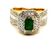 Bague 52 Bague Or jaune Emeraude 58 Facettes 1393412CN