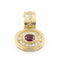 Pendentif Pendentif Or jaune Rubis 58 Facettes 2057908CN