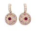 Earrings Boucheron earrings, “Jeanne”, pink gold, diamonds, pink sapphires and rubies. 58 Facettes 33404