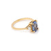 Ring 58 Ring Yellow gold Sapphire Diamonds 58 Facettes BSA90