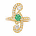 Bague 57 Bague Or jaune Emeraude 58 Facettes 2601182CN