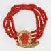 Bracelet Bracelet corail et or ancien 58 Facettes 19-624