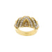 Bague 55 Bague bandeau diamants 58 Facettes 30011