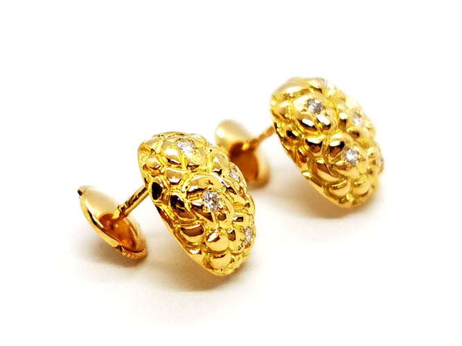 Boucles d'oreilles Boucles d'oreilles Or jaune Diamant 58 Facettes 1161914CN