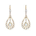 Antique yellow gold diamond earrings 58 Facettes 22-056