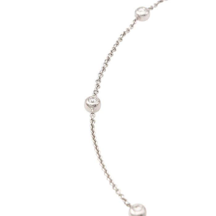 Collier Collier Or blanc Diamant 58 Facettes 2328938CN