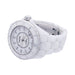Montre Montre Chanel "J12" céramique blanche, diamants. 58 Facettes 33570