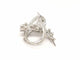 Broche Broche Vintage Or blanc Diamant 58 Facettes 807602CN