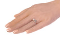 Ring 54 Toi et Moi ring, diamond and pearl 58 Facettes 19261-0046