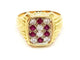 Bague 51 Bague Or jaune Diamants et Rubis 58 Facettes 588122CN