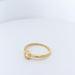 Solitaire ring in yellow gold and diamond 58 Facettes 25042