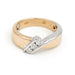 Ring 54 Triology Ring Yellow Gold Diamond 58 Facettes 1875454CN