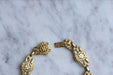 Old yellow gold openwork mesh bracelet 58 Facettes