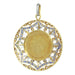 Pendentif Médaille Art déco diamants et saphirs 58 Facettes 23191-0433