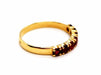 Ring 52 Half wedding ring Yellow gold Ruby 58 Facettes 1292149CN