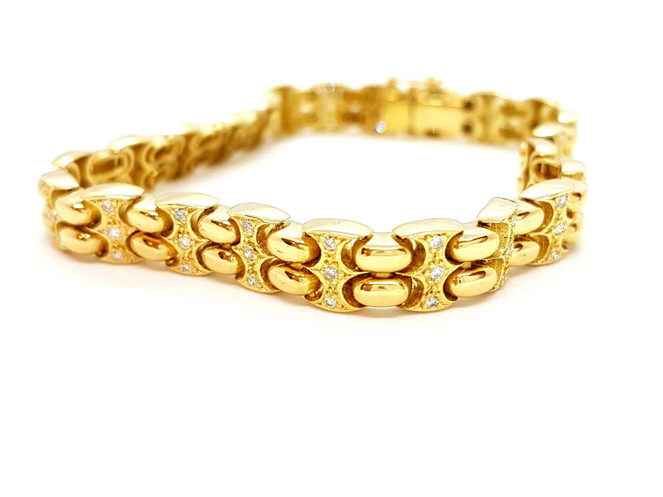 Bracelet Bracelet Grain de riz Or jaune Diamant 58 Facettes 00666CN