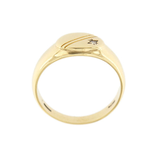 Bague 63 Bague or jaune diamant 58 Facettes 34461